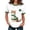White, variant on Womens Tops Casual T Shirts Animal Cat Graphic Knitted Ribbed St. Patrick's Day Short Sleeve Crew Neck Y2k Clothes Beige