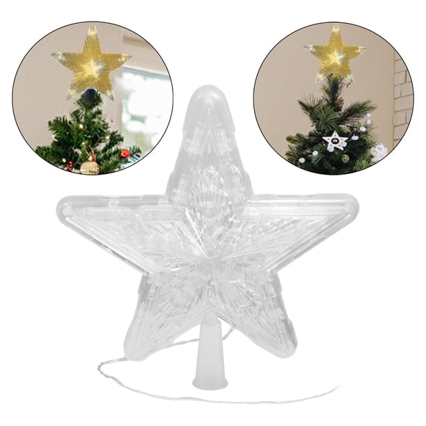 Adornos para copa de estrella Hugo Guirnaldas de luces LED Iluminación para vacaciones de invierno