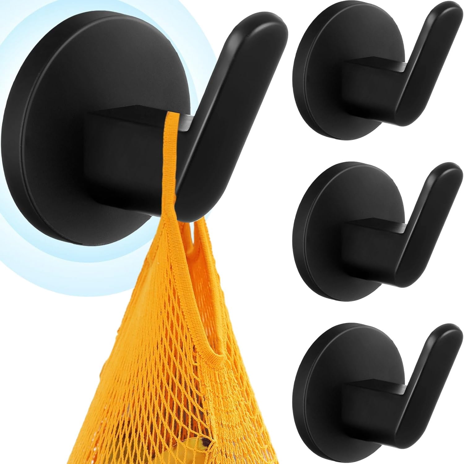 RGHJAR-4 Pcs Magnetic Hooks Heavy Duty Magnetic Wreath Hanger, Magnet Tool Holder Garage Storage Tool Organizer Hanger for Refrigerator Kitchen Doors
