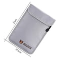 thumbnail image 5 of Bolsa para documentos ignífuga, soporte para sobres ignífugo e impermeable, proteja sus objetos de valor, documentos, dinero, joyas, cremallera para una máxima protección, 5 of 5