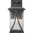 thumbnail image 5 of Progress Lighting Abbott 1-Light Medium Wall Lantern in Antique Bronze with Clear Seeded Glass Shade, 5 of 6