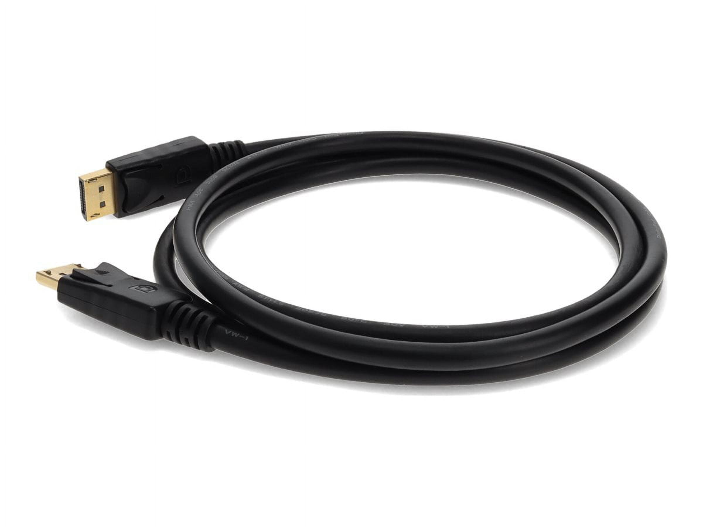 AddOn 2m DisplayPort 1.2 Male to Male Black Cable For Resolution Up to 3840x2160 [4K UHD] (displayport2m)