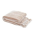 thumbnail image 5 of Home Soft Things Chain Tweed Throw Blanket, Reversible Lightweight Super Soft Cozy Throw Blanket, 50x60 inches, Camel, 5 of 10