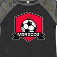 thumbnail image 4 of Inktastic Soccer Morocco Flag Banner Boys or Girls Toddler T-Shirt, 4 of 5
