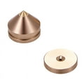 thumbnail image 5 of 16 Set Speaker Stand Feet Foot Pad Aluminium Alloy Metal Spikes Cone Floor Foot Nail Champagne Gold, 5 of 5