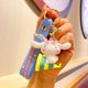 thumbnail image 1 of Llavero con melodía de Hello Kitty de dibujos animados de Anime con colgante de Sakura llavero de muñeco 3D venta al por mayor bolso personalizado decoración regalo para niña, 1 of 4