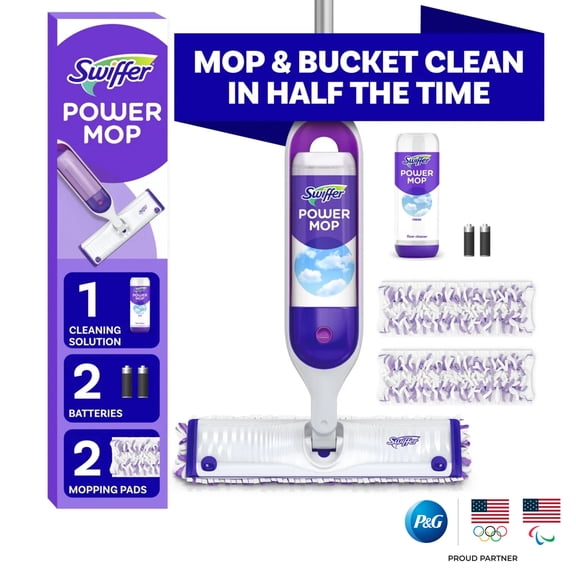Swiffer Power Mop, Floor Cleaner, Tile, Vinyl, Laminate, Wood, Floor Cleaner, Cleaning Set