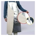 thumbnail image 4 of Heat Resistant Apron Fireproof Thermal Insulation Workshop Aluminum Foil for Crafting Welding, 4 of 6
