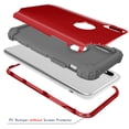thumbnail image 6 of JTCASES for iPhone X/iPhone XS Case, Drop Resistant Corners, Wireless Charging, Heavy Duty Shockproof Hybrid Hard PC Bumper, Camera Protection, Skin-feel Anti-scratch Tough Cover, Red, 6 of 7