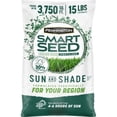 thumbnail image 2 of Pennington Smart Seed Sun & Partial Shade Grass Seed for Southern Lawns; 15 lb, 3,750 Sq. ft., New, 2 of 17