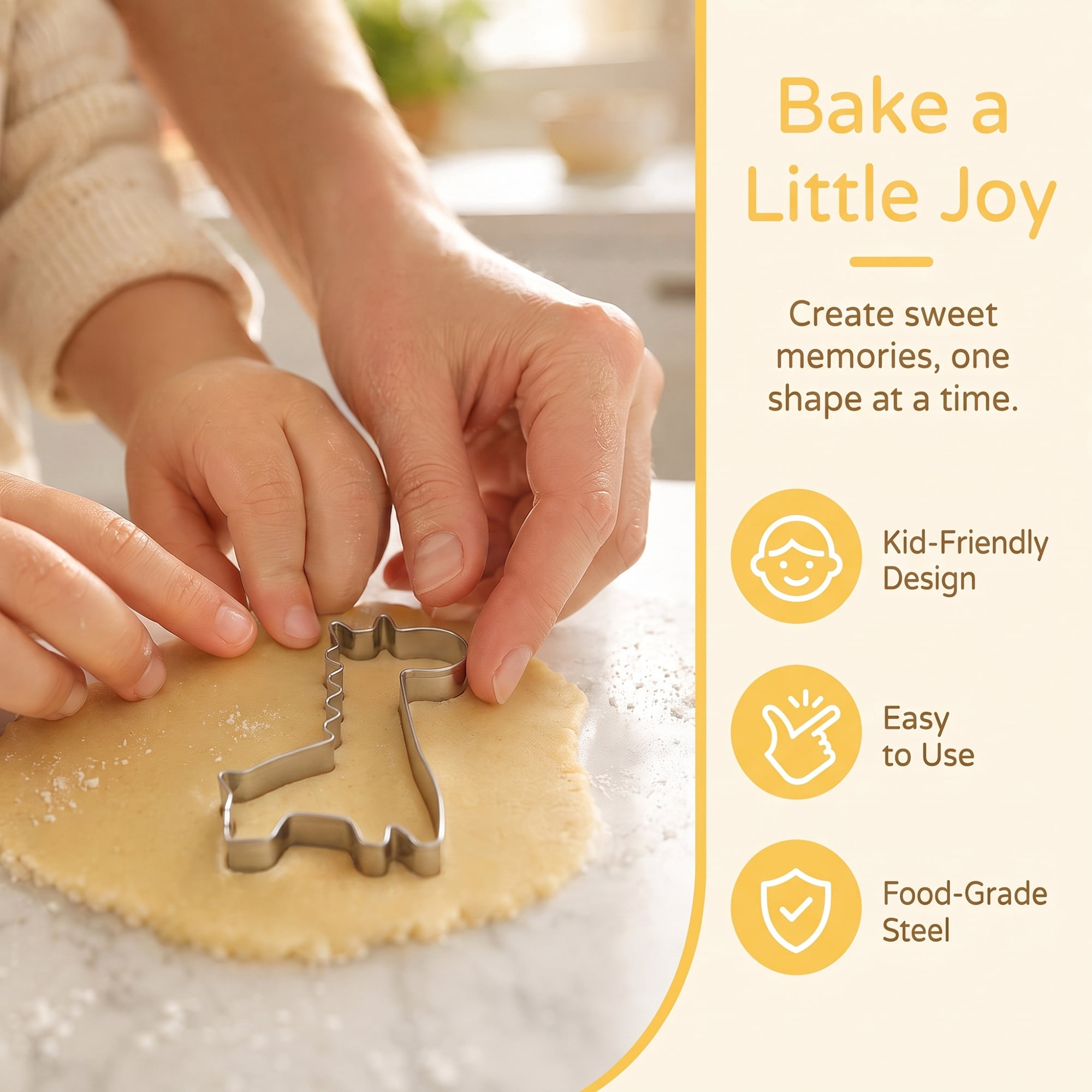 Unique Bargains 10Pcs Stainless Steel Small Metal Cookie Cutters Set Silver-4
