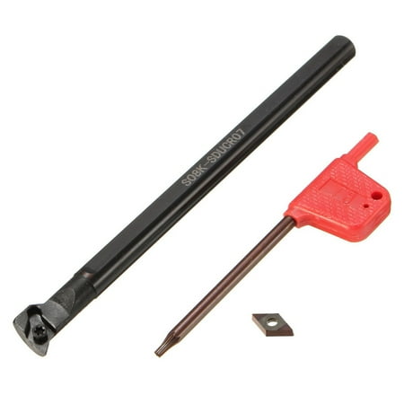 

FarDo 3Pcs/Set S08K-SDUCR07 Boring Bar High Grip Strength Stable Durable Precise High Hardness Carbide Insert Turning Tool Holder CNC Lathe Tool