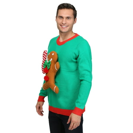 3D Gingerbread Man Ugly Christmas Sweater | Walmart Canada