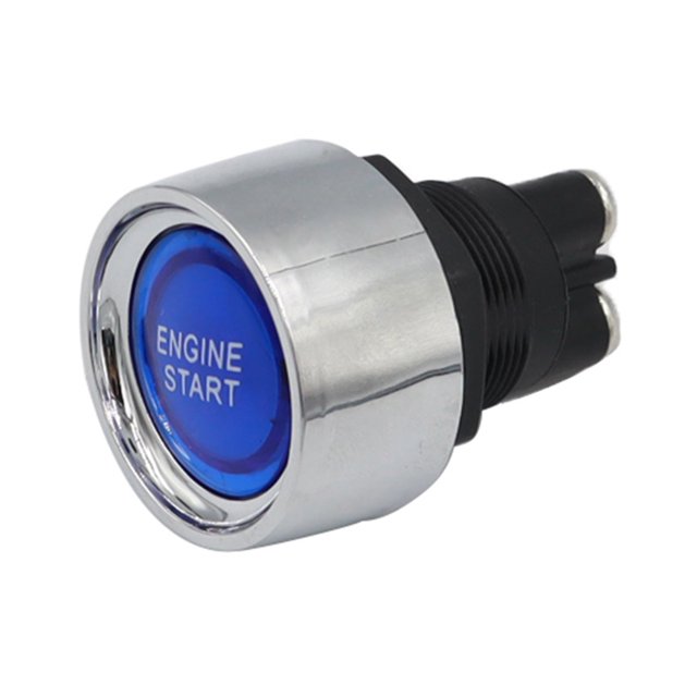 12V/24V 50A Car Engine Start Push Button Keyless Start Button Ignition Starter
