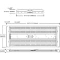 thumbnail image 4 of Metalux F Bay HBL 2 x 4' 4 Lamp T8 Commercial Fluorescent Lamp Fixture, 4 of 7