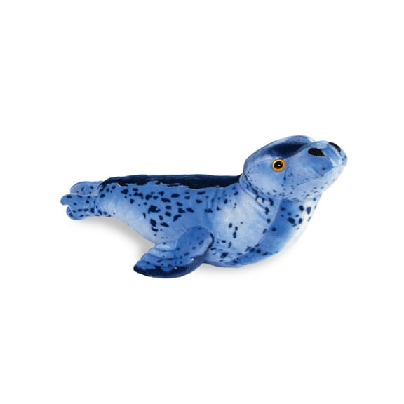 Real Planet 21.5" Blue Seal Realistic Stuffed Animal, Marine Sea Life Plush Toy & STEM Learning Gift for Birthday Boys & Girls