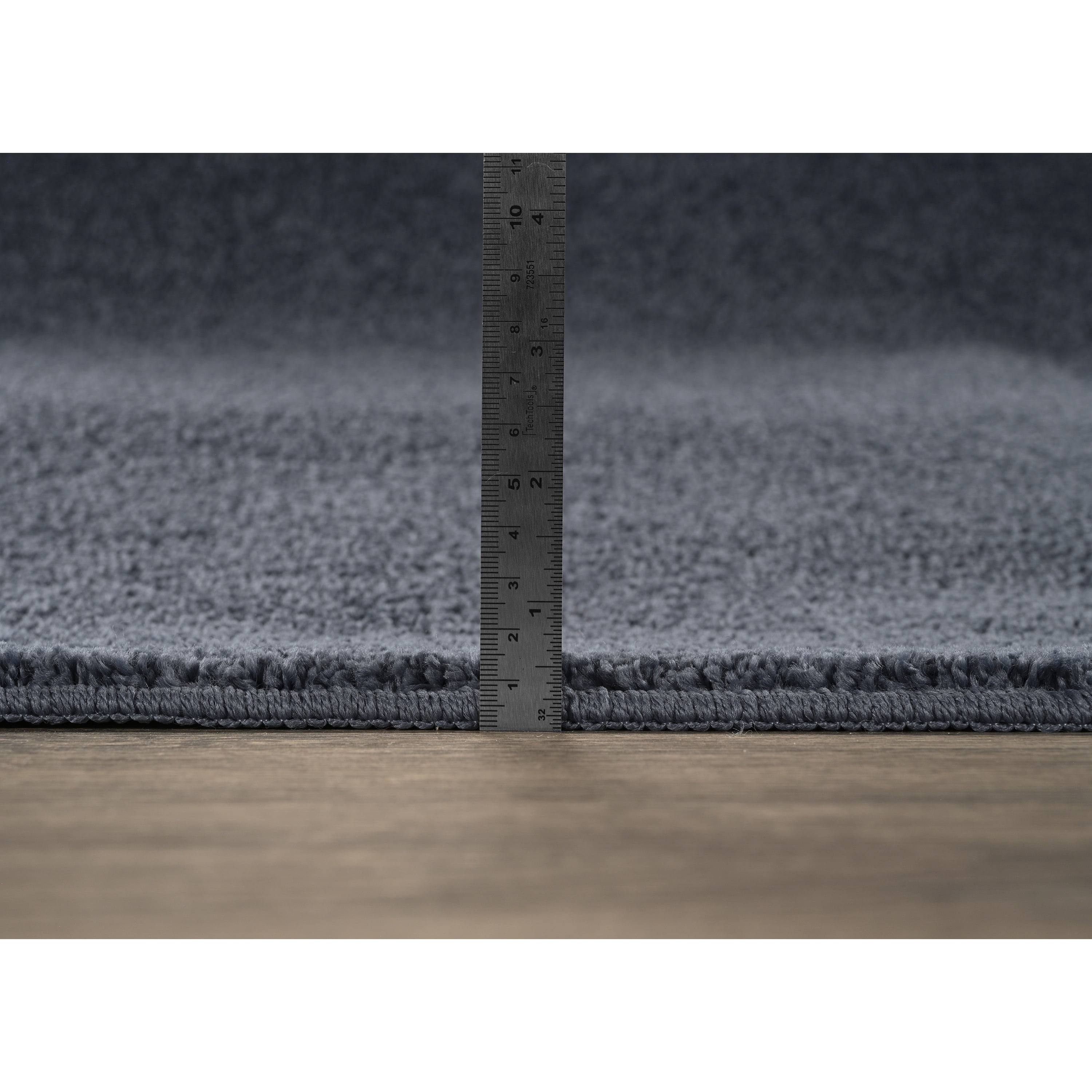 Garland Rug Gramercy Washable Polypropylene Slate Blue Bath Rug, 24" x 40"