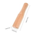 thumbnail image 2 of HOMEMAXS  Pestle Wooden Garlic Stick Pounder Muddler Tool Baby, 2 of 7