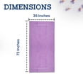 thumbnail image 3 of Casa Lino 2Pc Premium Bath Sheets (Extra Large) for Adults (72" x 36") - 100% Cotton, 400GSM, Ultra Absorbent (Violet Tulip), 3 of 7