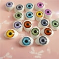 thumbnail image 4 of 100PCS Simulated Hemisphere Eyeballs Fake Eyes Decor Creative DIY Accessories for Kids Craftsman Phone Case (12x16MM Mix, 4 of 7