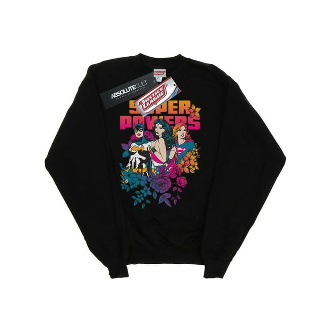 DC Comics Chandail en Molleton Floral Néon Super Powers pour Hommes