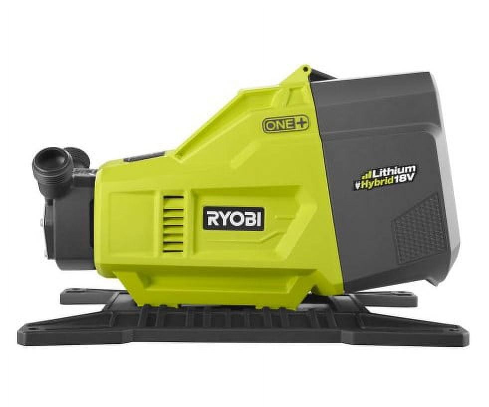 Ryobi P750 One+ Pompe de transfert d'eau potable portable 18 V ou batterie  lithium-ion hybride 120 V CA (batterie non incluse, outil uniquement) :  : Outils et Bricolage