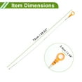 thumbnail image 3 of Unique Bargains Engine Oil Dipstick for Lincoln Mark LT 8 Cyl 5.4L 2006-2008 Orange Oil Level Dip Stick Double Hole Indicator Plastic Metal 1 Pc, 3 of 6