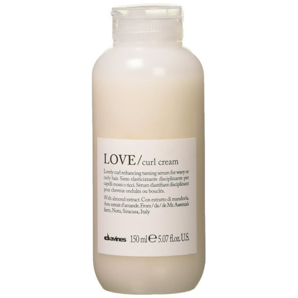 Davines LOVE Curl Cream, Weightless Curl Defining Leave-On Serum For Curly And Wavy Hair, Residue-Free Softness and Shine, 5.07 Fl Oz