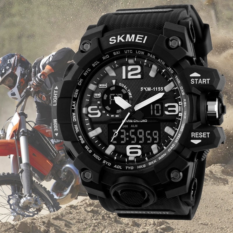 skmei mens fashion digital led sports wrist watch packaging