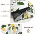 thumbnail image 6 of Lemons Leaves Entryway Rug 2'x3'&nbsp; Non Slip Front Door Mats, Summer Fruits Floral Botanical Entrance Rugs Indoor Outdoor Carpet, Washable Floor Mats Small Area Rug for Bedroom Kitchen, 6 of 8