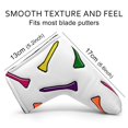 thumbnail image 1 of pitrice Golf Mallet Putter Head Cover Golf Club Headcovers Protect L Shaped 13x17cm, 1 of 5