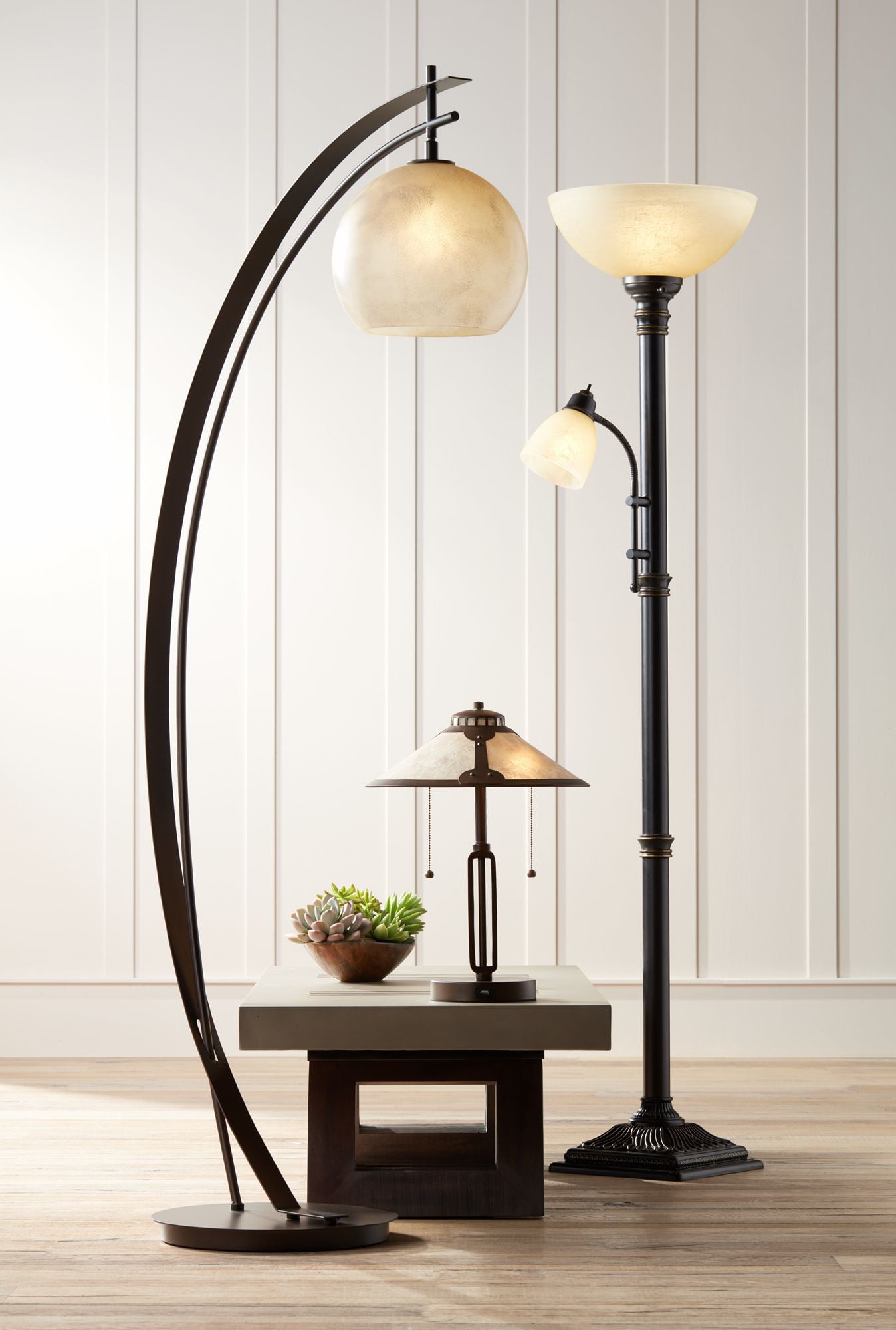 Rustic torchiere floor lamp deals