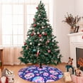 thumbnail image 7 of Lsque colorful Skull mushroom rainbow Print Christmas Tree Skirt, Tree Skirt with Ties or Velcro, Perfect for Holiday Decorations, Halloween, and New Year-48", 7 of 7