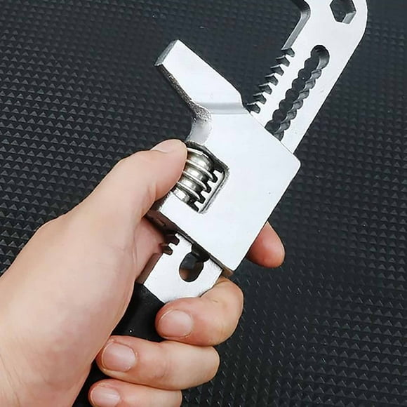 Llave tipo F, llave ajustable, llave multifuncional, llave de ángulo recto, herramienta de plomería, llave de alto torque, herramienta profesional para el hogar y trabajos mecánicos.