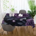 thumbnail image 3 of Yayeee Tablecloths 54" x 54" Rectangle Wrinkle Resistant Party Table Cover, Roses and Pearls, 3 of 8