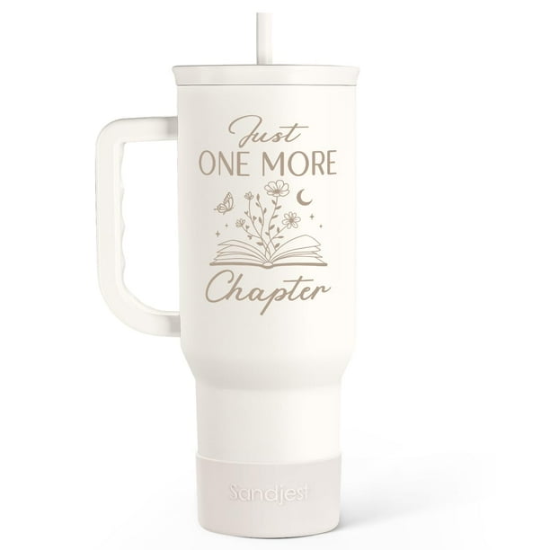 Vaso SANDJEST de 40 oz con mango aislante de acero inoxidable