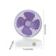 thumbnail image 3 of Ventilador Mini De Escritorio Recargable Por Usb De Tres Velocidades, De Plstico, 5 Pulgadas, 3 Velocidades, Porttil Para Oficina Y Hogar, 1 Unidad, Negro, UKHBMC, 3 of 8