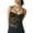 Black, variant on Women Sexy Sheer Lace Patchwork Camisole Y2K V Neck Low Cut Backless Spaghetti Straps Camis Tank Crop Tops Summer Streetwear