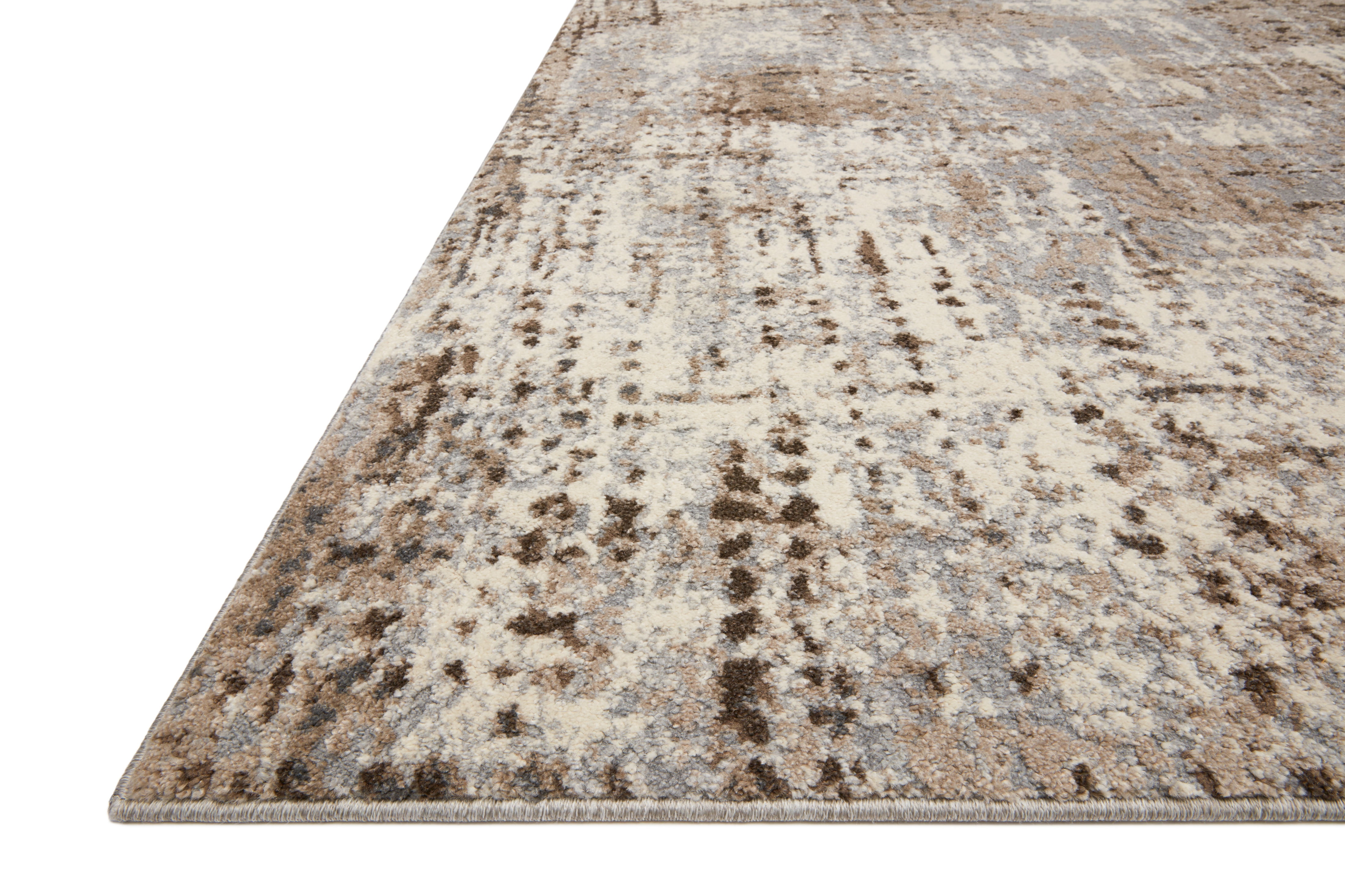 Loloi Austen AUS-01 Abstract Natural / Mocha Area Rug 2'-0" x 3'-0"