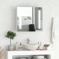 thumbnail image 2 of kleankin LED Lighted Medicine Cabinet with Mirror, Smart Touch, 2 of 10