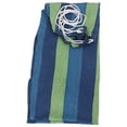 thumbnail image 4 of Fashion Canvas Hammock for Outdoor Camping with Rainbow Design Blue Color Perfect for Relaxing 55 Inches Wide, 4 of 8