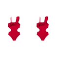thumbnail image 1 of (2-Pack) Rinsvye Kids Girls Swimsuits one Girls Lace Swimsuit 2-Cute Set Yyp-12 Shoulder Ruffle Swimwear Solid Bathing Suits Toddler Bathing Suit, 1 of 7
