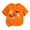 Orange, variant on Toddler Pumpkin Skeleton Bat Ghost Pumpkin Boys Tops Kids Short Sleeve Shirt Trendy Casual Tee Boys Base Layer Clothing White Size 3-4T