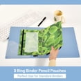 thumbnail image 5 of ALAZA 2 Pack Pencil Pouch Green Camouflage Leaves Pencil Case for 3 Ring Binder Clear Window Pencil Bag Organizers, 5 of 6