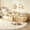 Natural With Slats, variant on Bellemave Twin Size Floor Bed with Door and High Fence, Twin Size Montessori Floor Bed with Guardrails, Wooden Twin Floor Bed with Slats, Easy Assembly, Gray