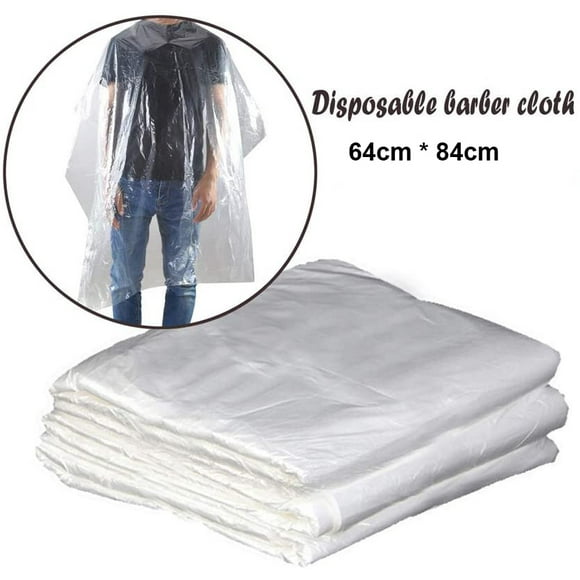 50 Pcs Cape de Coupe de Cheveux Jetable Coiffeur Cape Coupe de Cheveux Tablier Coiffure Châle Salon Styliste Cape pour la Teinture des Cheveux des...