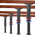 thumbnail image 3 of 8 Patas de Soporte Ajustables para Cama de 5,9 A 11 Pulgadas. Patas de Soporte para Somieres de Cama, Patas de Repuesto para Somieres., 3 of 8