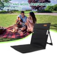 thumbnail image 4 of Silla Plegable para Acampar Silla para Acampar Al Aire Libre Picnic Playa (negro), 4 of 9