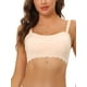 thumbnail image 1 of REFINED ATTIRE Sujetador sin tirantes para mujer, sin aros, top tubo, tirantes removibles, sujetadores bandeau grandes, color beige, 1 of 4