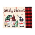 thumbnail image 1 of Ensemble de 10 Napperons Isolants de Noël Napperons Rustiques Vintage Lavables, 1 of 5
